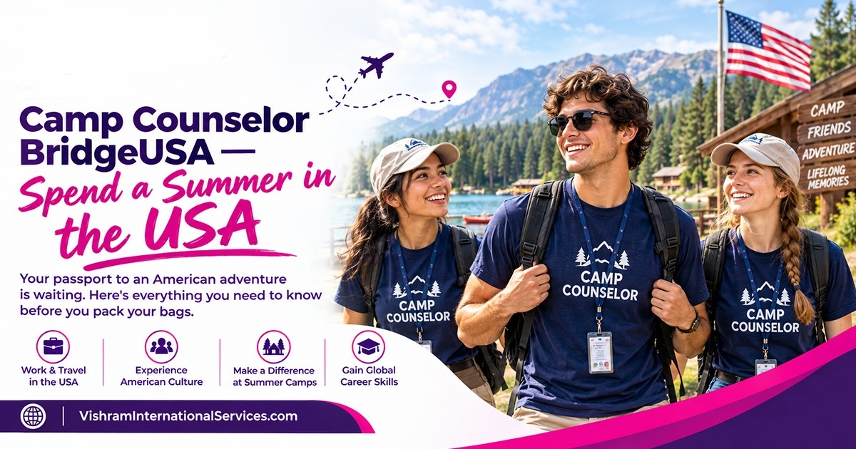 Camp Counselor BridgeUSA - Spend a Summer in the USA work and travel program overview